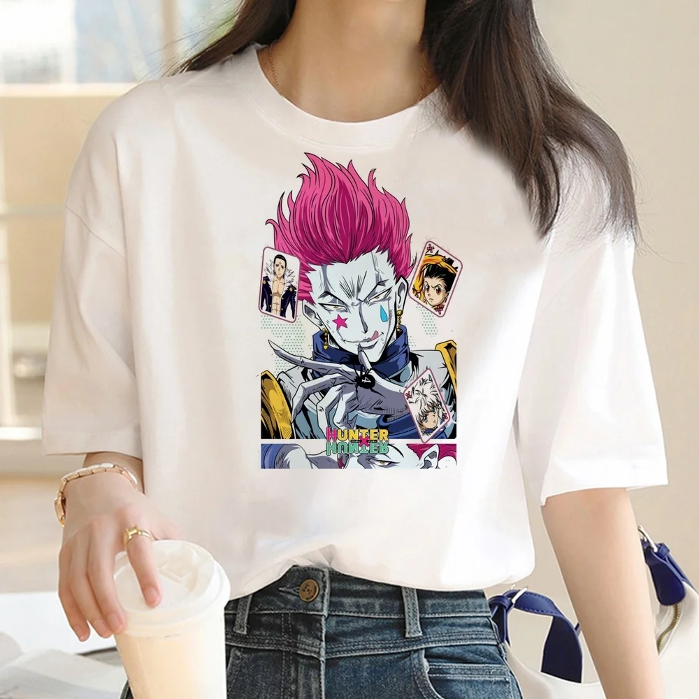 Hunter x Hunter top tees femme korean fashion manga dollette gyaru baddie top tees japan Retro Psychedelic