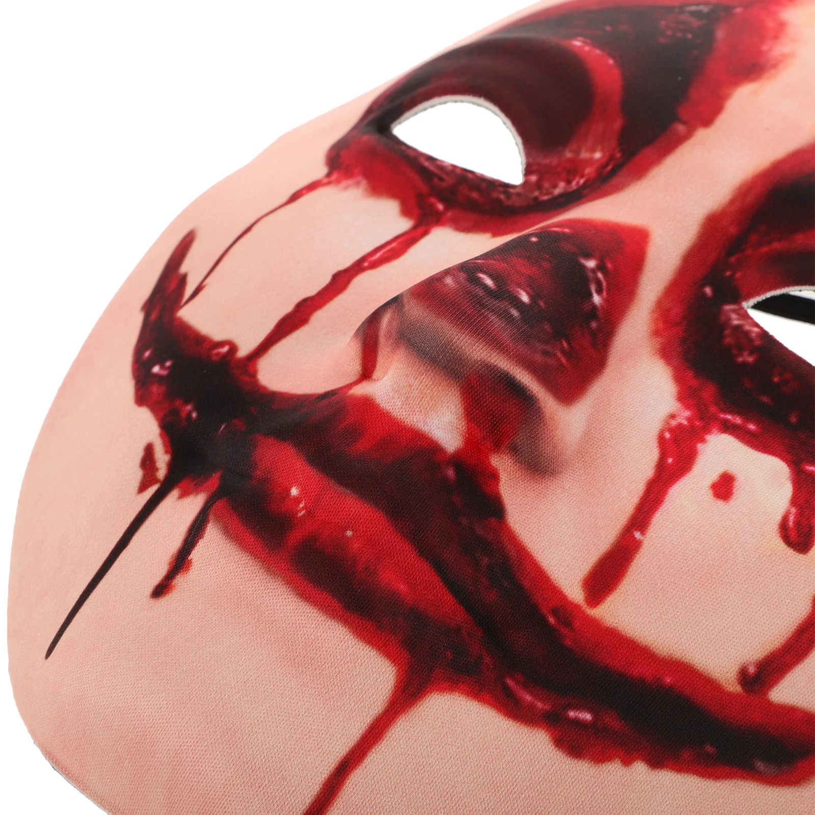 

Bloody Wound Mask Realistic Halloween Horror Ghost Demon Cosplay Party Carnival Scary Costume Anonymous Guy Purge Zombie