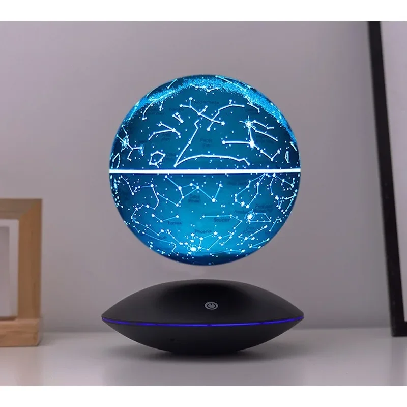 Ambient ornament Maglev 14cm6 inch starlight colorful romantic starlight creative gift Rotating starry sky luminous ball