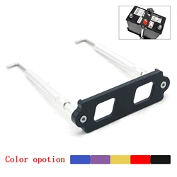 Aluminum New Car Battery Tie Down Kit Hold Down Rod With Stainless Tray Hooks For Honda Civic / CRX S2000 For Acura Integra RSX