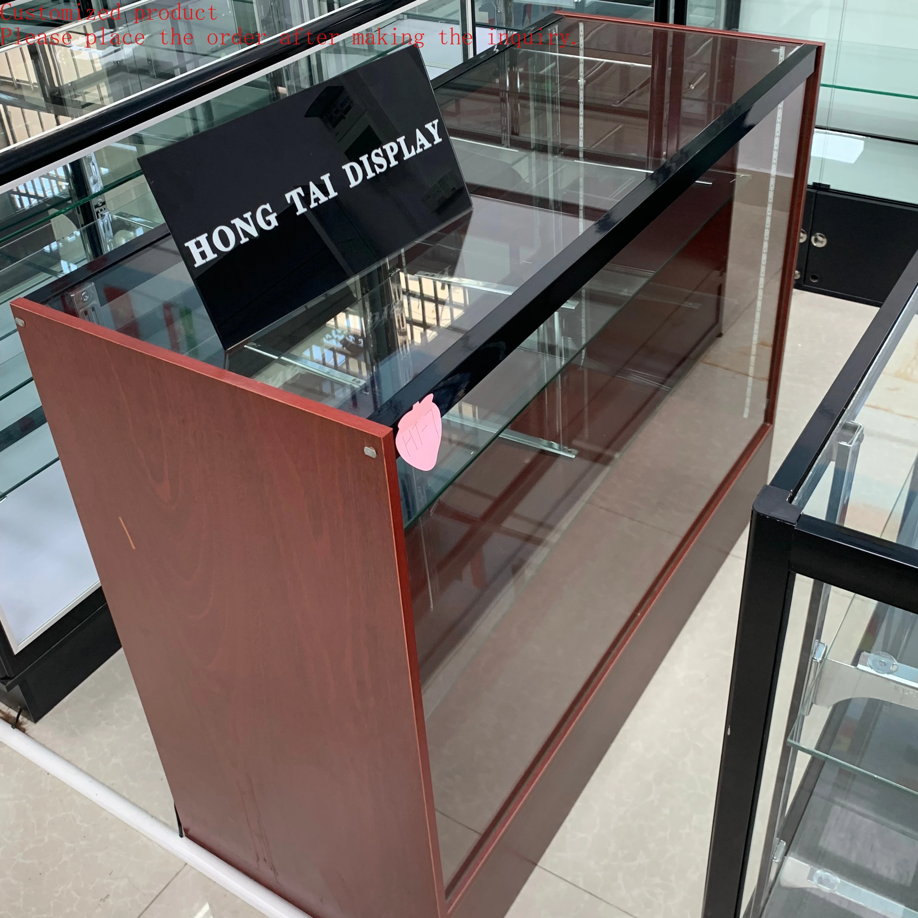 

Custom.HongTai Wooden showcase and Glass Showcase Display Genre-Specific for Effective Product Presentation