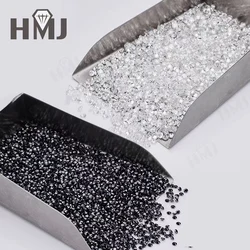 D Color & Black Round Moissanite Loose Stones 0.8-2.9mm VVS1 Brilliant Cut for Micro Pave & Custom Jewelry Making