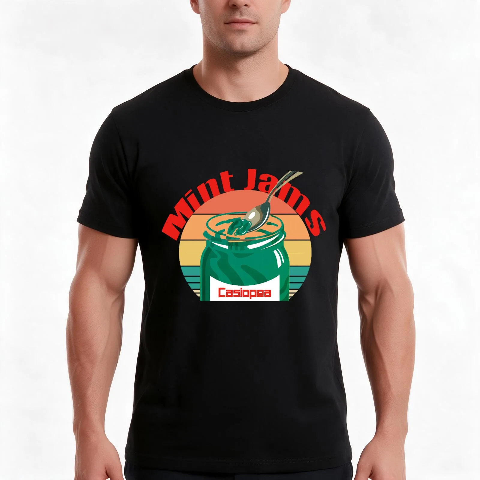 CASIOPEA - MINT JAMS (1982) - casiopea T-Shirt, Summer Casual Cotton Tee, Oversized Streetwear Tops, Vintage Graphic Print