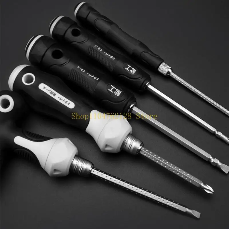 1Pc Ratchet Screwdriver Flat Double-end Screw Driver Screwdriver Head Hand Tools Multitool best sale