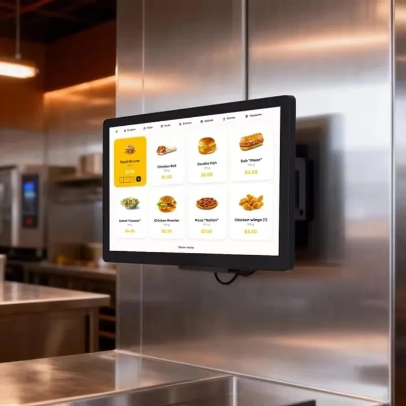 2026 OEM ODM Full Size 15 15.6 17 17.3 21.5 Inch All In One Touch Screen Point Of Sale System Windows Android POS Hardware