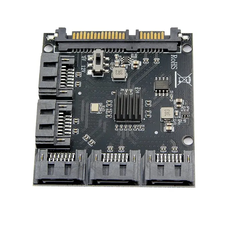 A53M-High-Speed For SATA3.0 Hard Drive Expansion Card JMB575 1SATA To 5SATA For Mac Linux Windows7/8/10/11