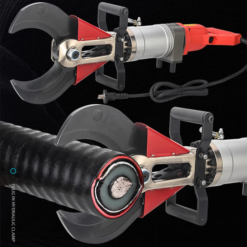 Enhanced Electric Hydraulic Cable Cutter A-120C Copper Aluminum Armored Cable Shear/Cable Scissors Wire Cutting Machine 1500W