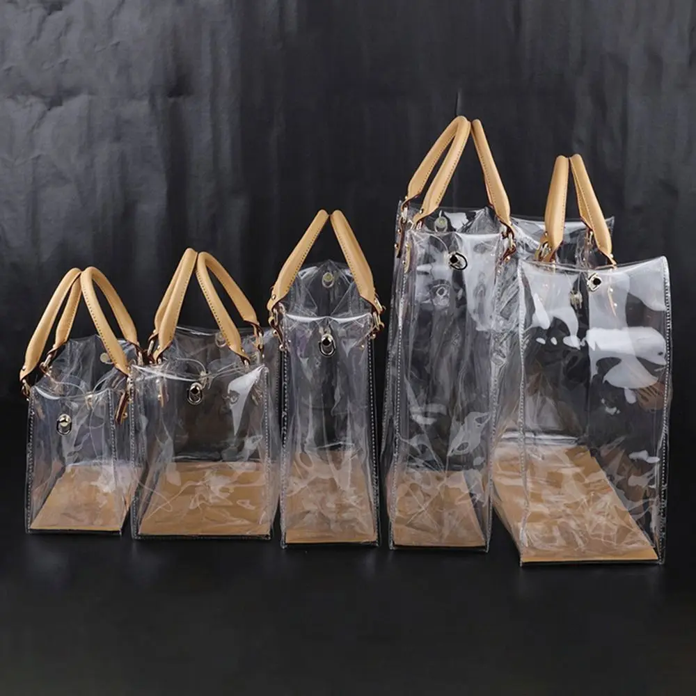 Clear PVC DIY Tote Bag Handbag Making Kit Handmade Gift Bags Craft Accessories Tool Set Birthday Holiday