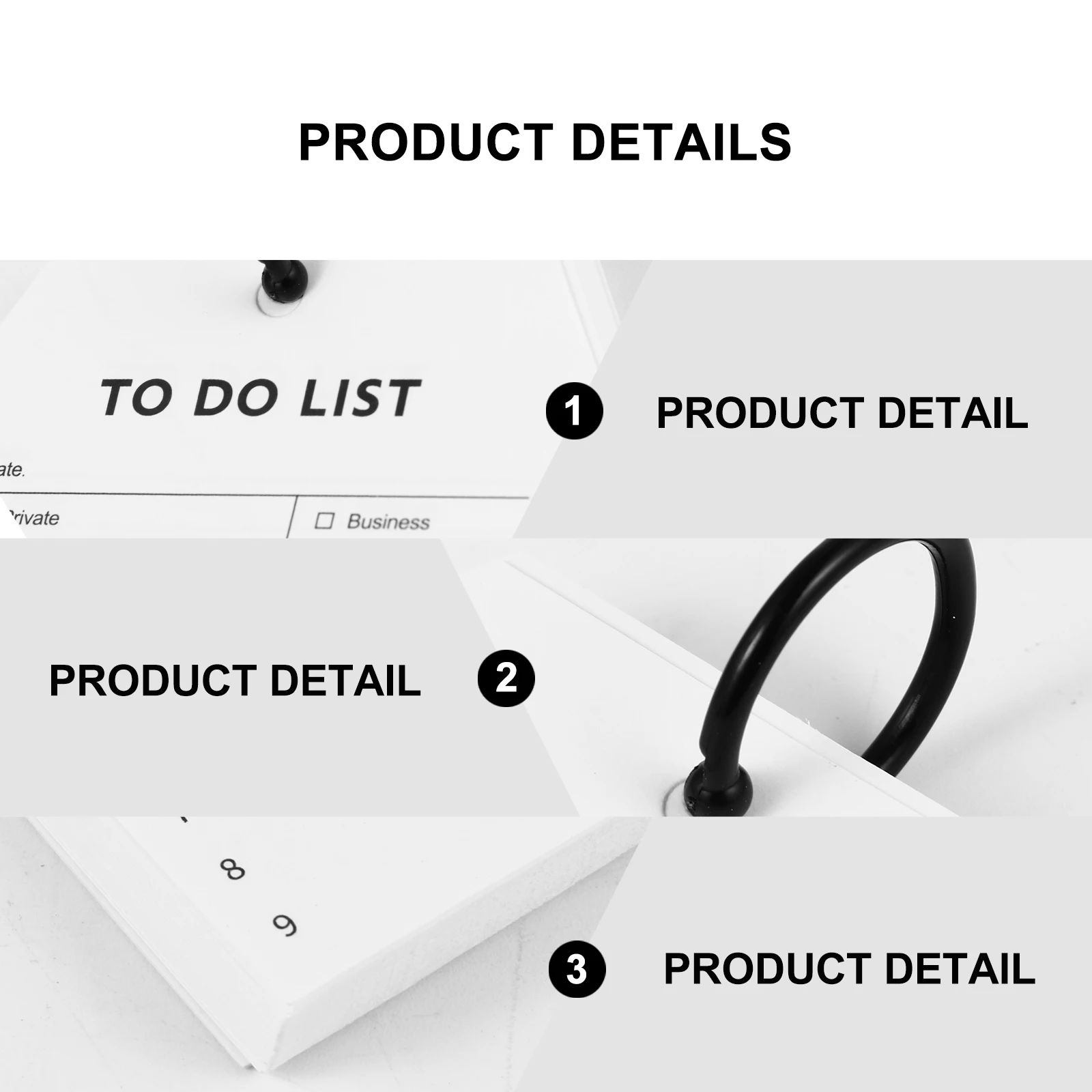 4pcs Daily Schedule Planner Notebooks Smooth Writing Surface Work Home Office School Supplies Task Lists Portable