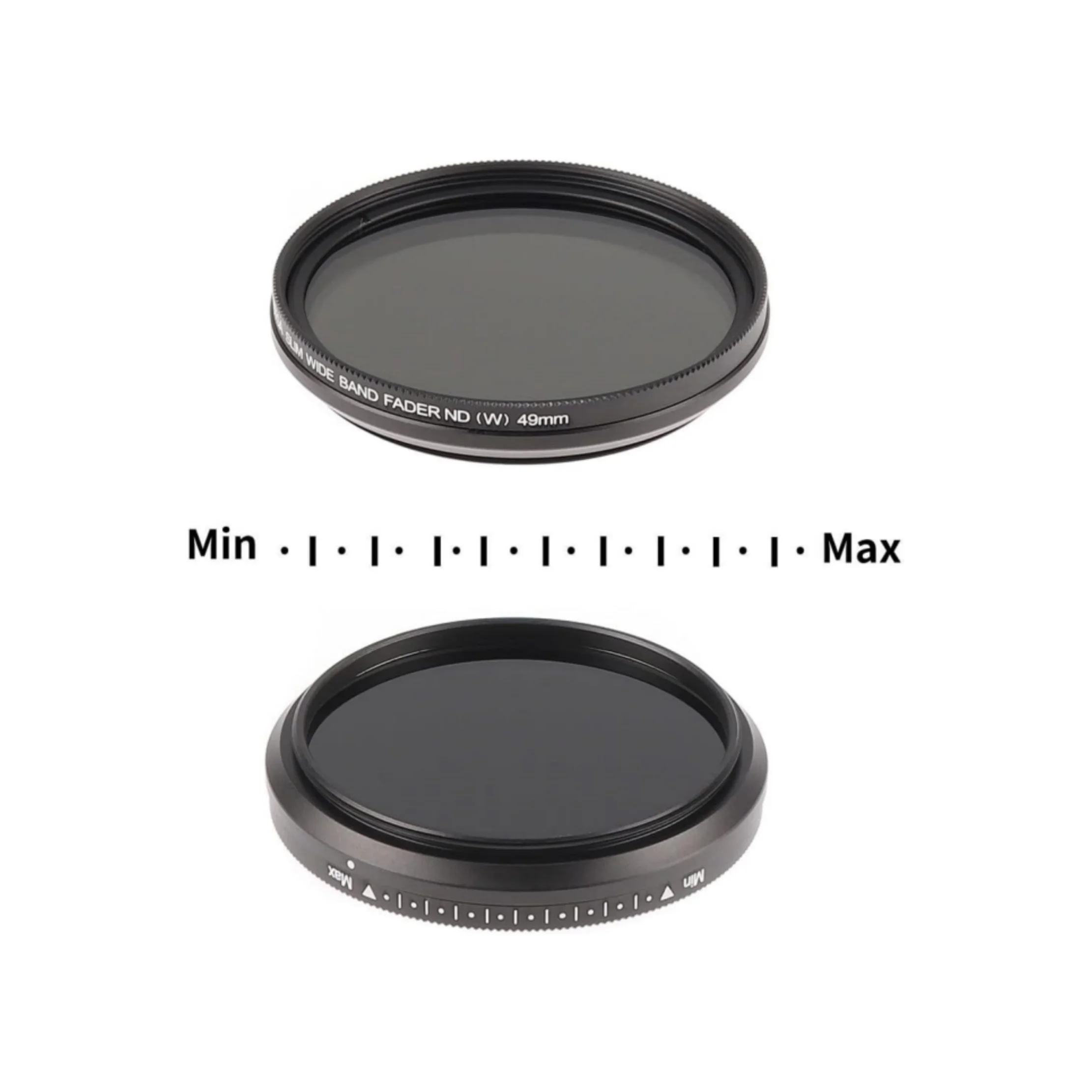 Fotga Adjustable Variable ND Neutral Density Filter ND2 to ND400 1-9 Stops for DSLR Cameras Lenses, ND2 to ND8 ND16 ND32 ND64