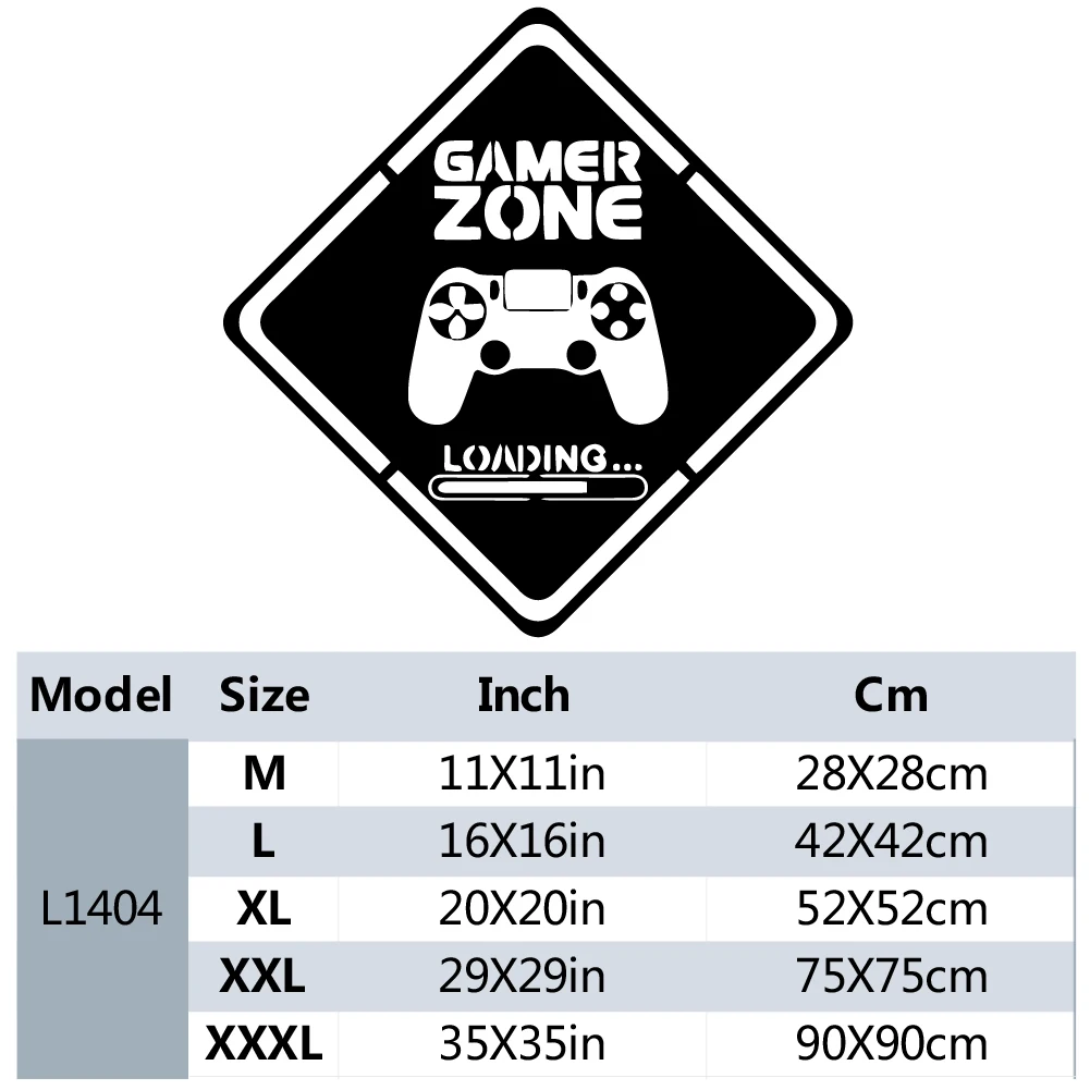 1szt Naklejka na drzwi Gamer Zone Naklejka winylowa na ścianę, kontroler gier wideo Naklejki artystyczne, do salonu, sypialni, dekoracji wnętrz