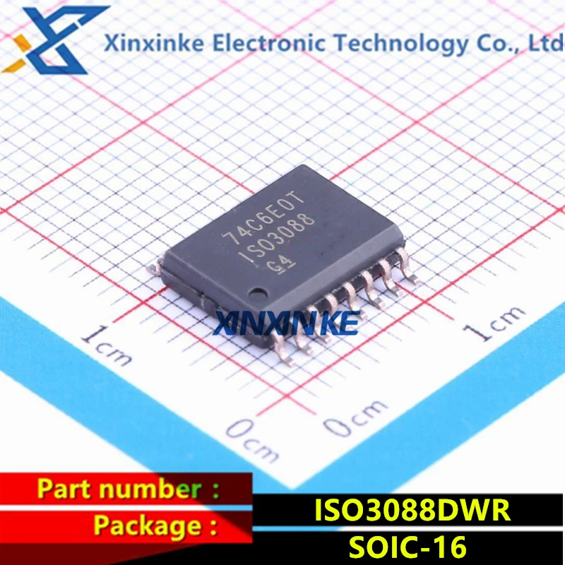 ISO3088DWR ISO3086DWR ISO3082DWR SOIC-16 Digital Isolators Iso 5V Full & Half- Duplex RS-485 Line Transmitter Receiver