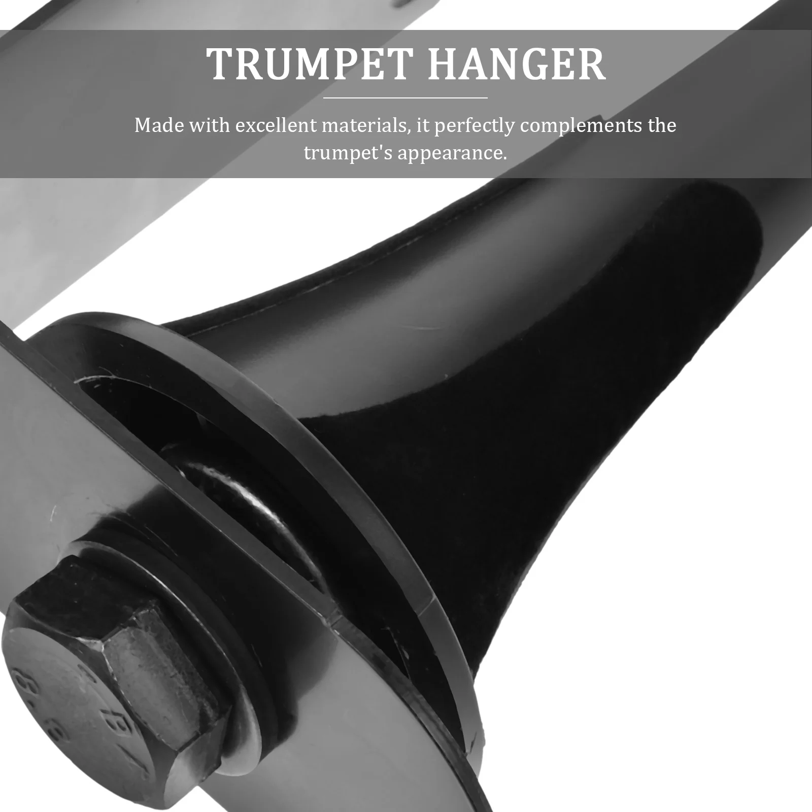 Household Trumpet Small Wall Bracket Hangers Horn Wind Instrument Storage Holder Metal Hook Display Stand