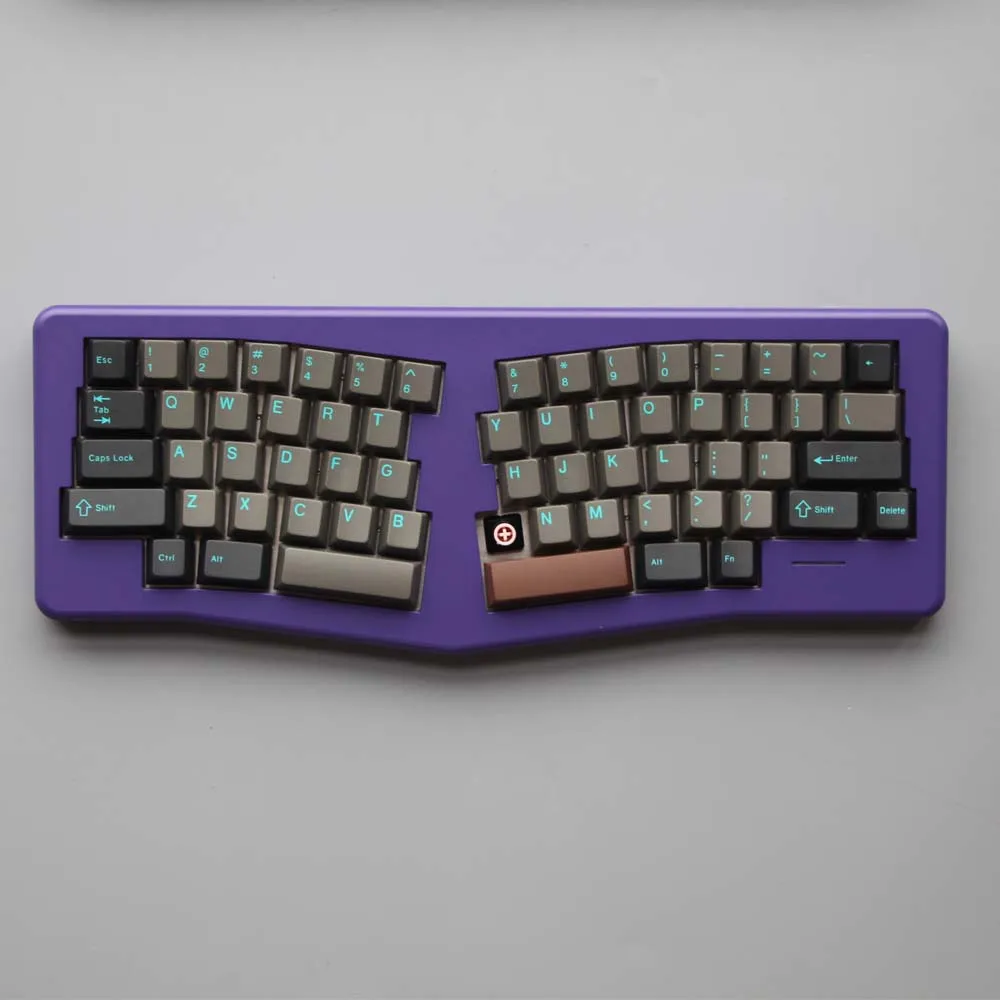 Imagem -04 - Alumínio Cnc Caixa de Borracha Dome Topre Switch Kit Teclado Capacitivo Personalizado Hhkb Realforce Nize Referência Hhhkb-alice