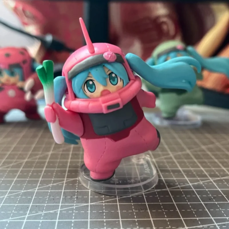 Bandai Twisting Eggs Hatsune Miku Co Branding Series Anniversary Commemoration Of Mobile Warrior Gu Numi Figur Modell Spielzeug Geschenk