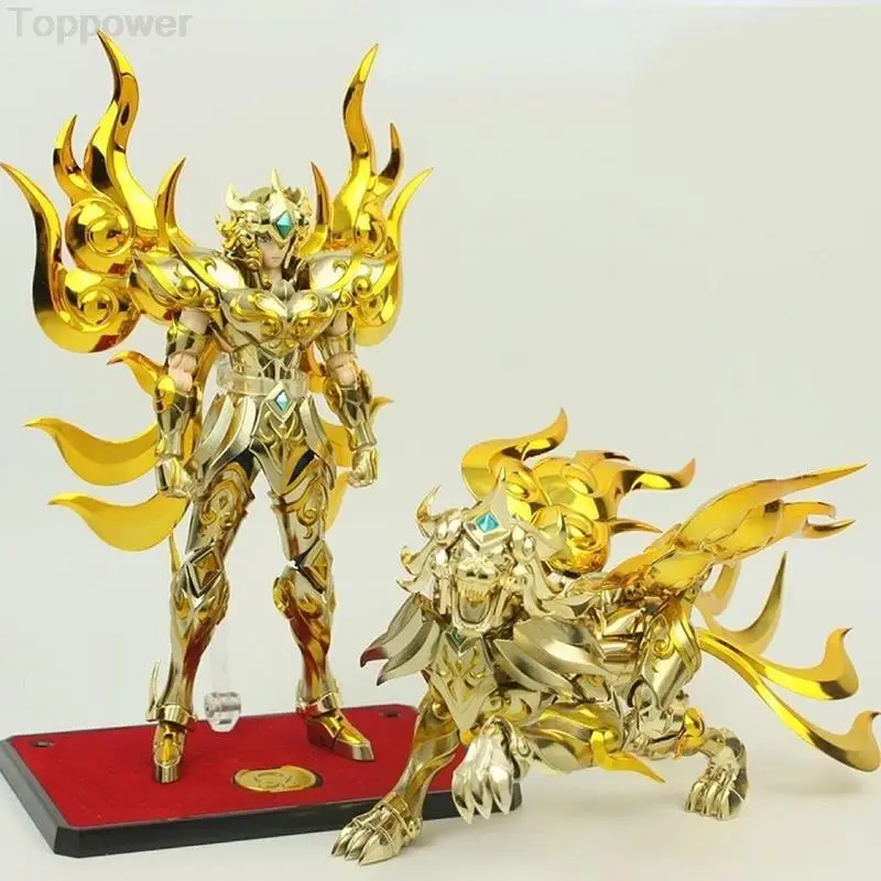 

Saint Seiya Myth Cloth EX Lion Aiolia Leo/God SOG with Totem Zodiac Knights Action Figure MC Model Metal Club -In Stock-