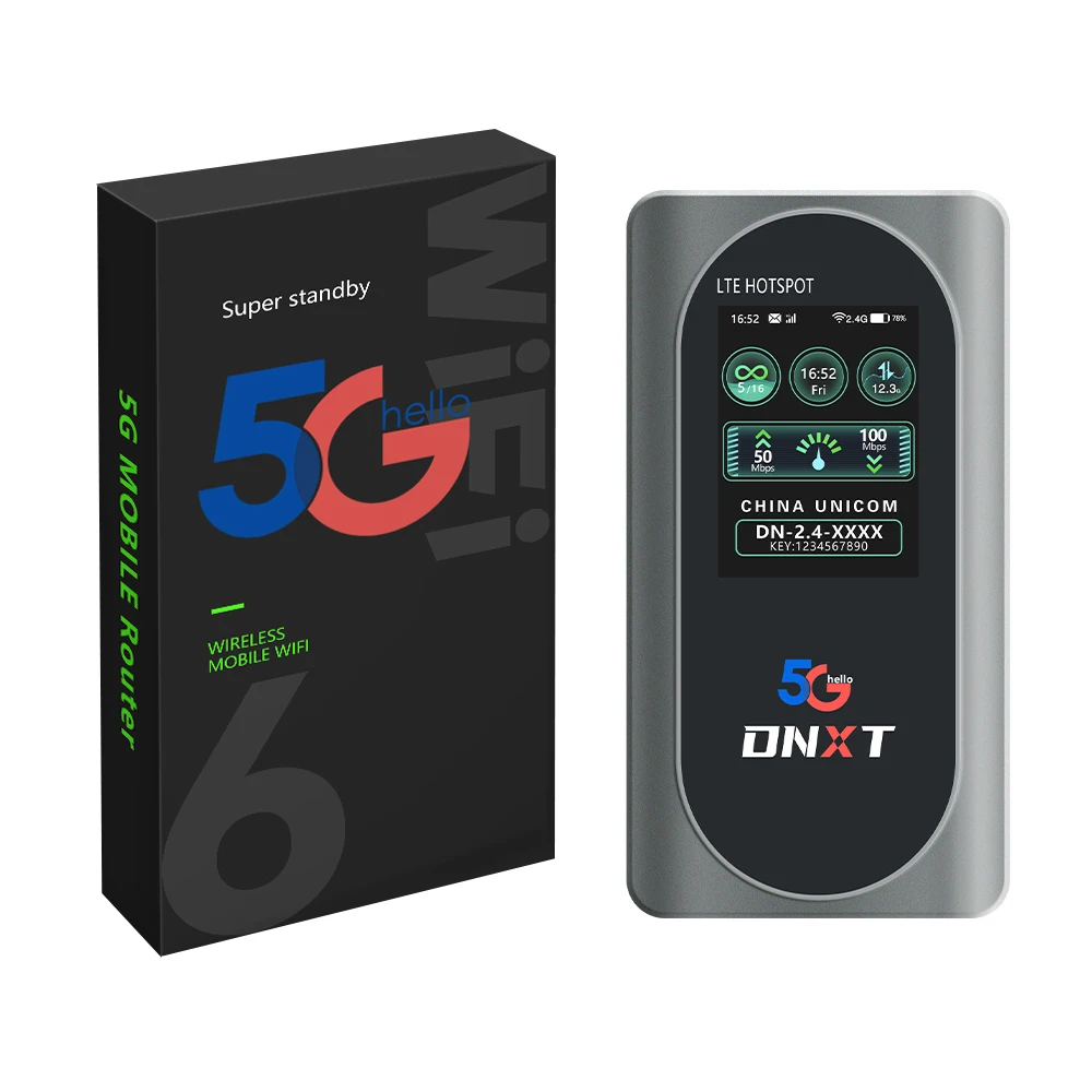Outdoor Home Use High-Speed 5G Router With Sim Card Slot WiFi Router Modem   Card Firewall VPN MIMO Antennas Mini 4G Router