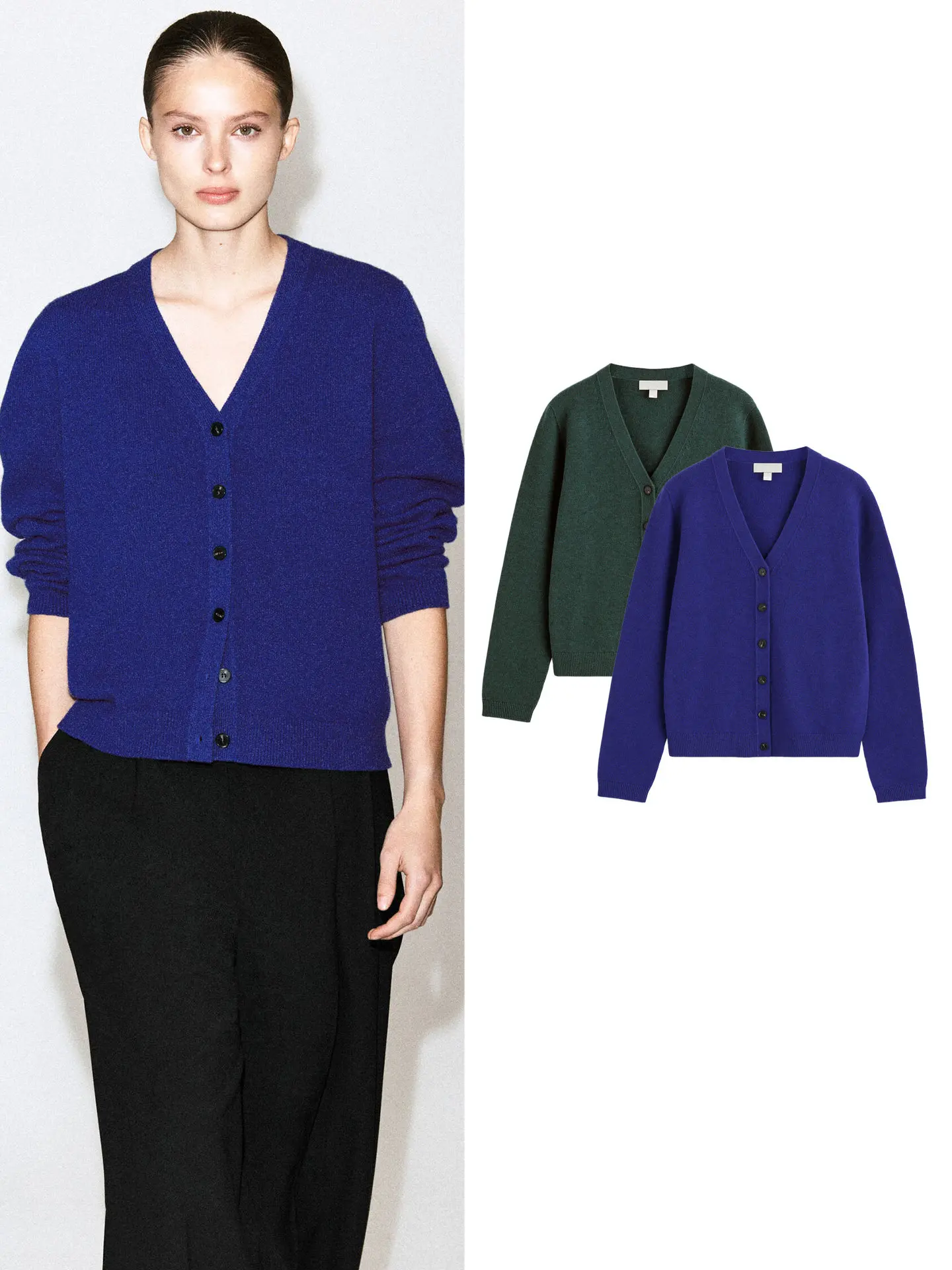 Autumn New Women's Standard Fit V-Neck Long Sleeve Single Button Ribbed  Open Cardigan Outerwear Simple Casual Polyester ...