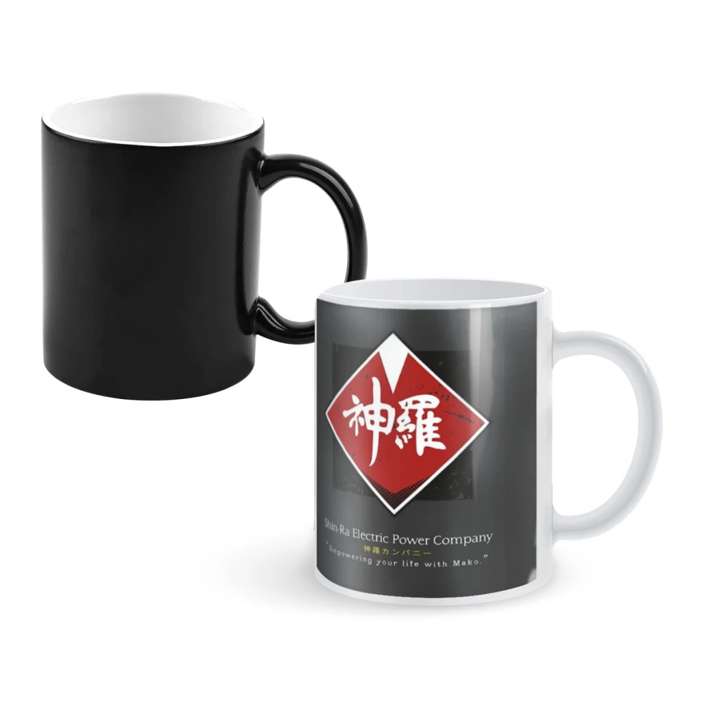 

Shin-Ra Company _ Final Fantasy VIICoffee Mugs And Mug Creative Color Change Tea Cup Ceramic Milk Cups Novelty Gifts