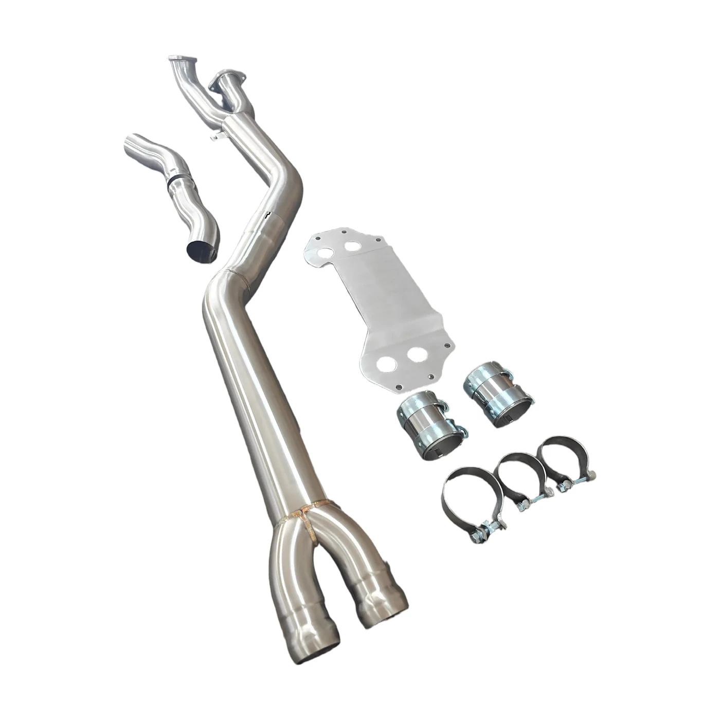 3.5 Racing Midpipe With Brace For BMW G80 G82 G83 M3 M4 S58 Single Midpipe