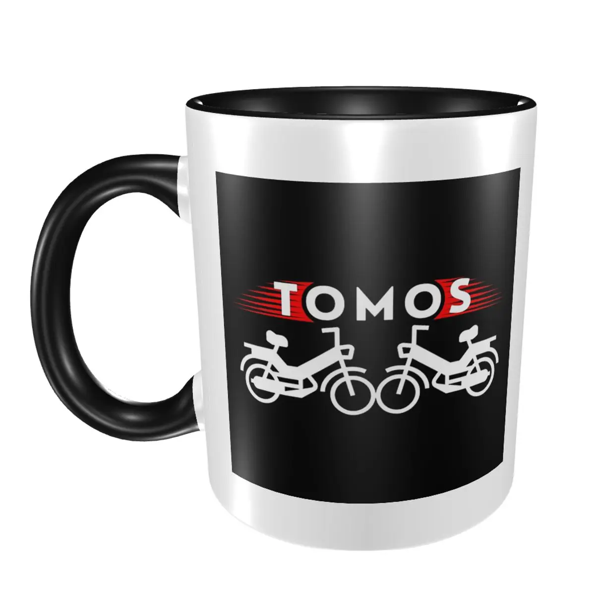 

Tomos Moped Mug Funny Ceramic Coffee Cups Tea Mugs Milk Cup Drinkware Gift for Woman Man