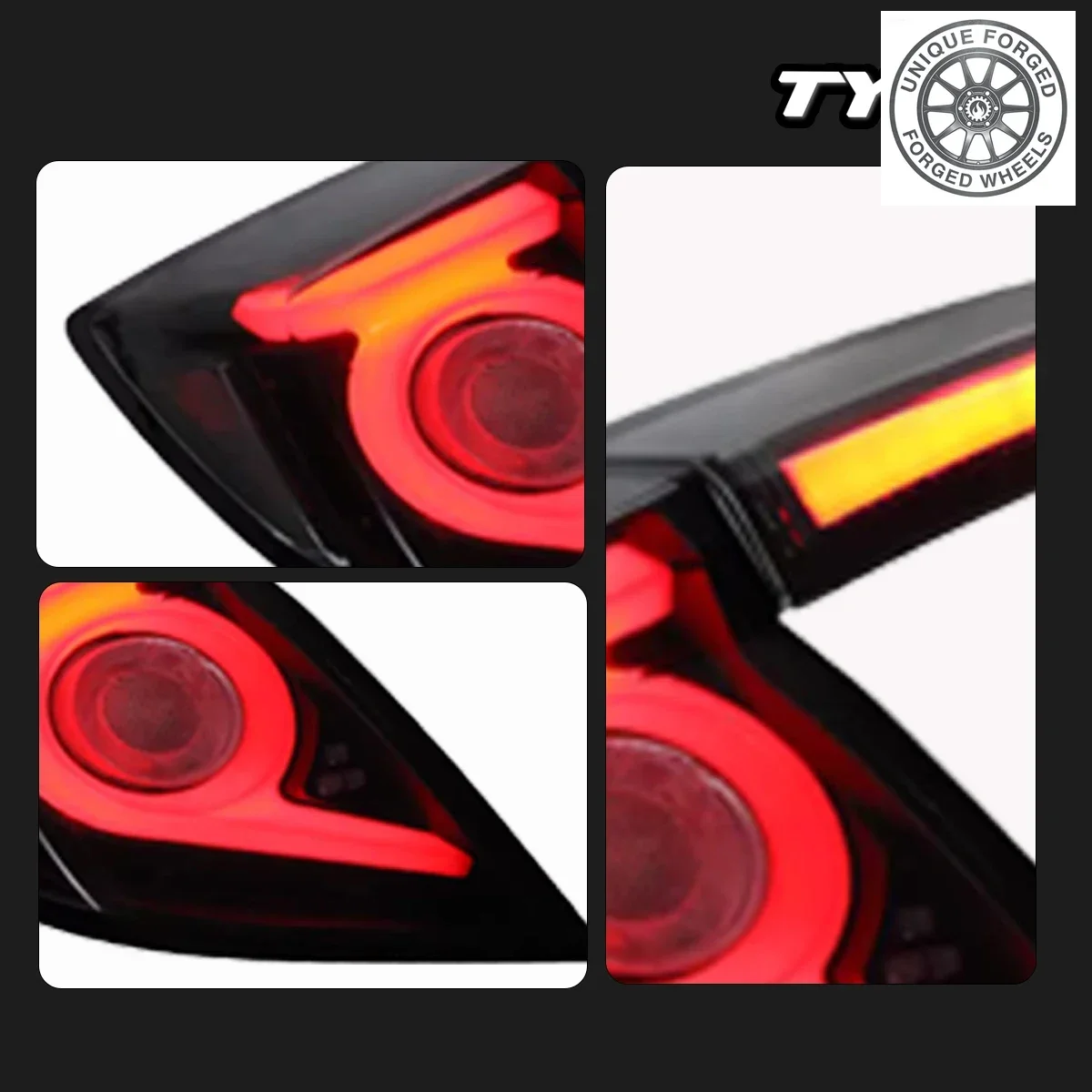 

BC Car For 10th Taillight 2016-2021 Upgrade Modified to New DRL Dynamic Turn Signal LED Taillight Auto Accsori