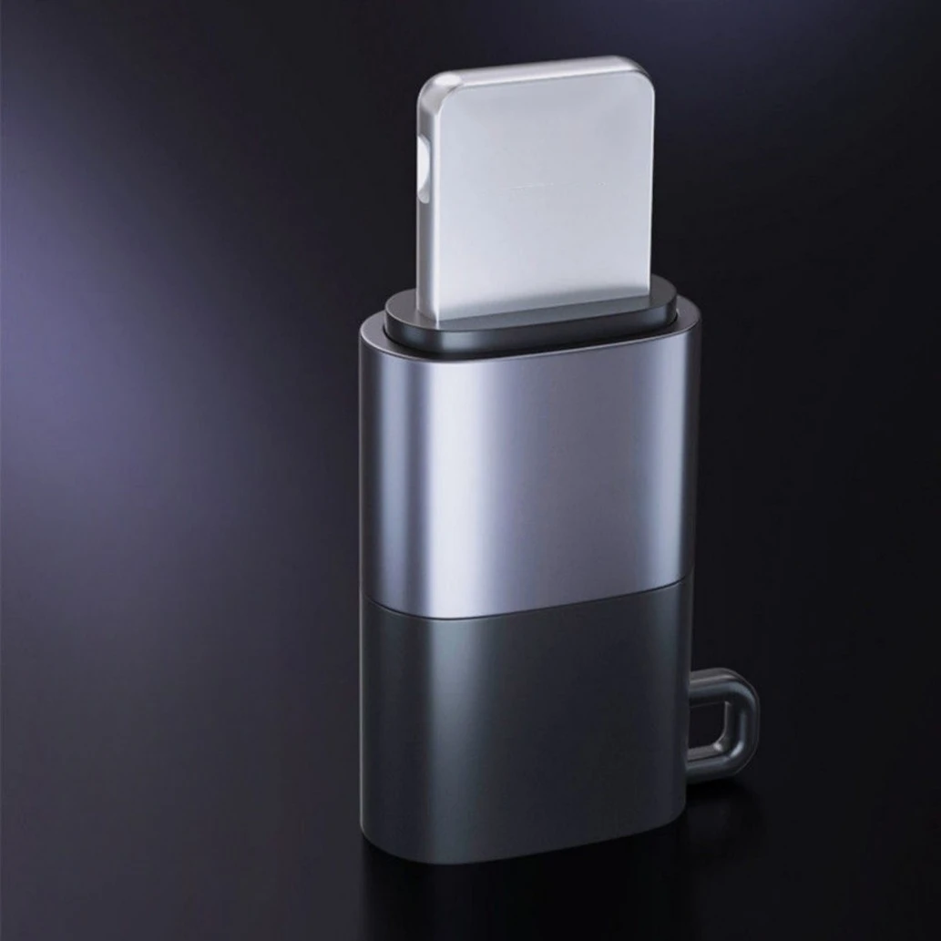 Suitable for iPhone conversion head Type-C female to Lightning wireless microphone adapter OTG audio