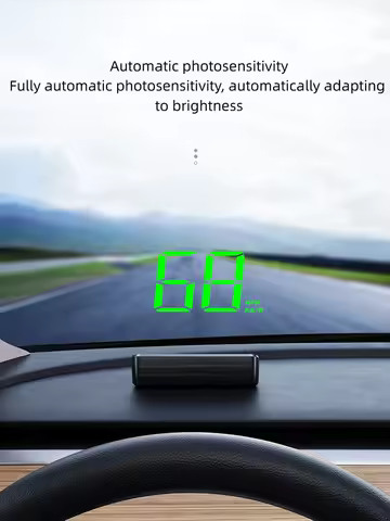 자동차 전자 자동차 Beidou 속도계 km/h HUD GPS 헤드 업 디스플레이 디지털 속도계 차량 유리 범용 HD 프로젝터