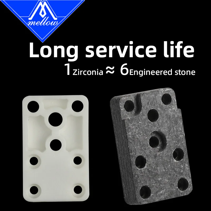 يانع لزركونيا بامبو مختبر A1/A1 طقم عازل سيراميك صغير لقاعدة التركيب اليسرى H2D Hotend