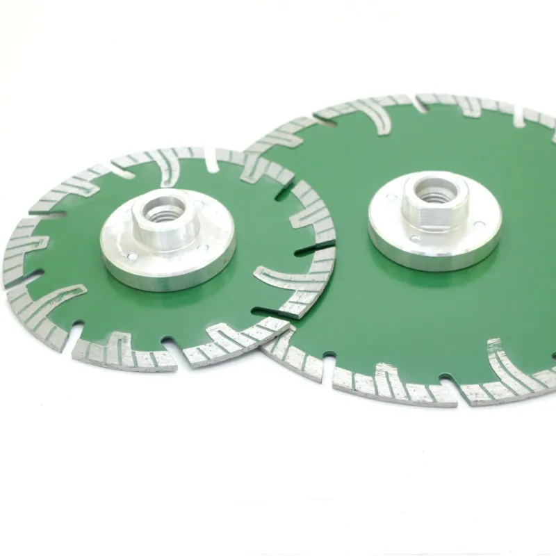 1PC M14 115 125 180 flange guard tooth corrugated plate diamond cutting disc stone material concrete carving grinding saw blade view 2