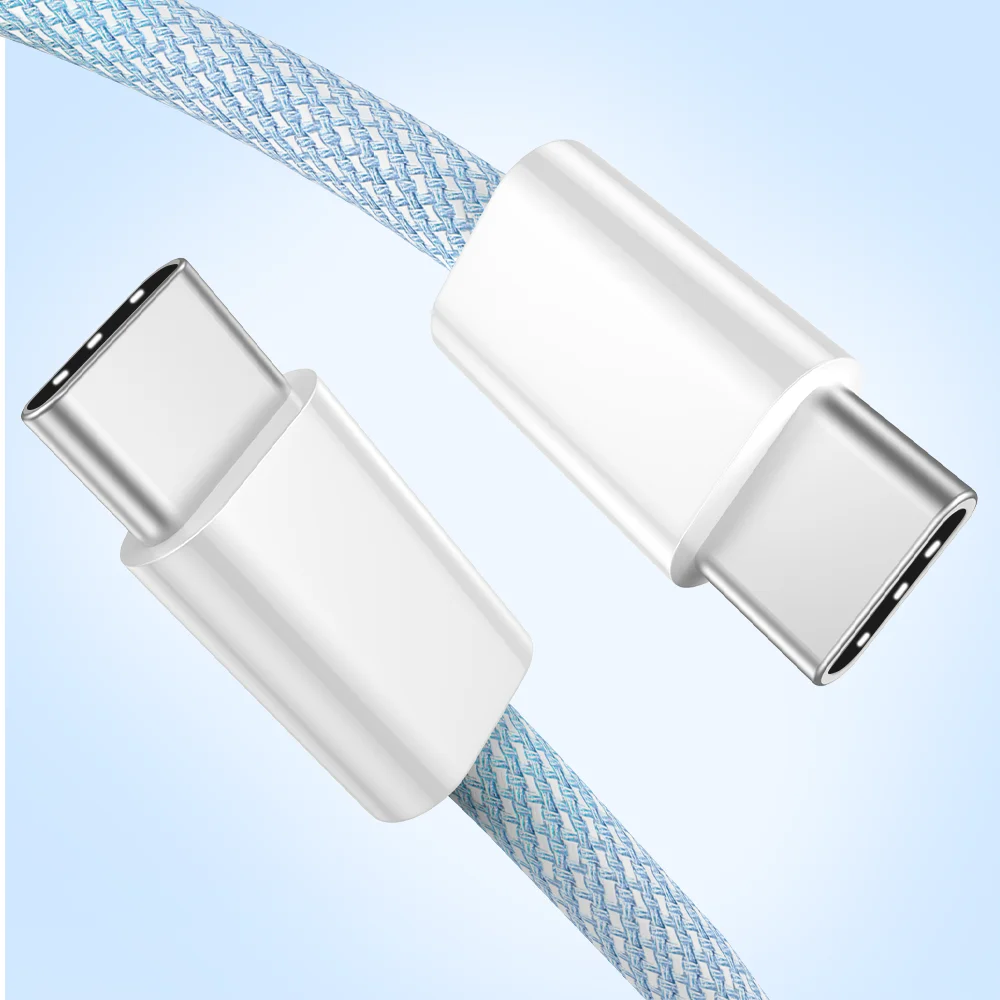 

66W 3A Type C to Type C Fast Charger cable For iPhone 15 PD Fast Charge USB C Data Cord For Samsung Xiaomi Quick Charging Cables