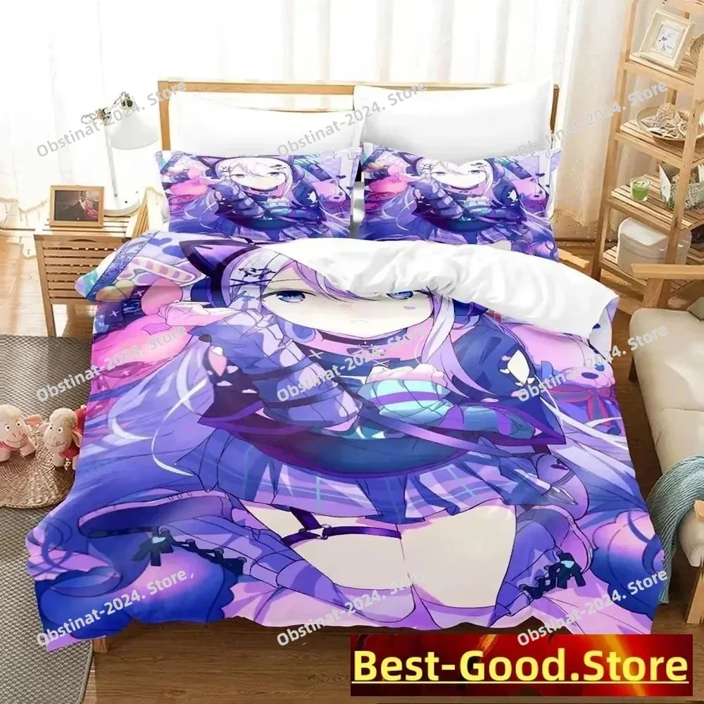 

3D Print Yoisaki Kanade Anime Project SEKAI Bedding Set Boys Girls Twin Queen King Size Duvet Cover Pillowcase Bed boys Adult