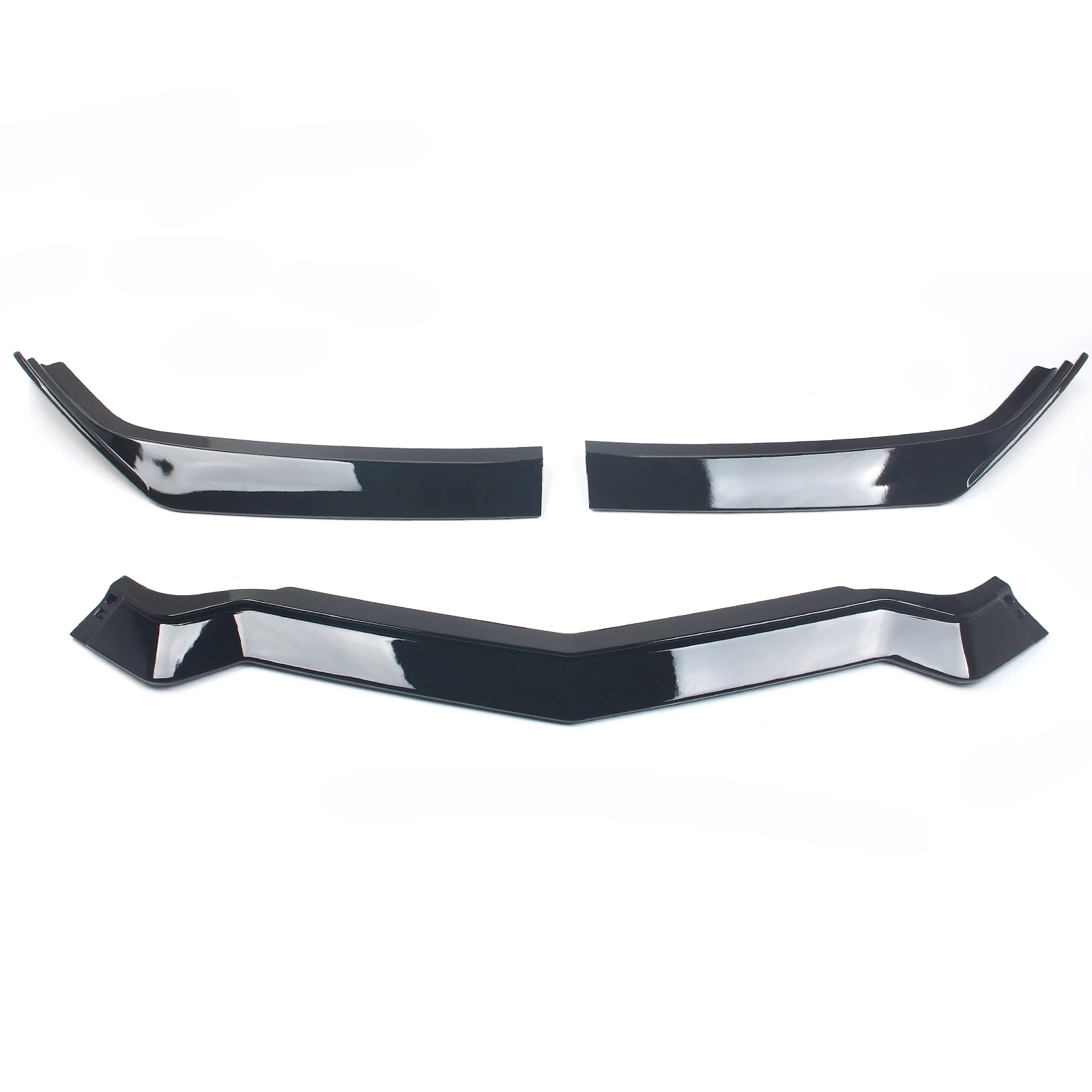 

Front Bumper Lip Car Accessories Gloss Black Spoiler Diffuser Splitter For Chevrolet Corvette C8 Z51 STG 5VM Style 2020- 2024