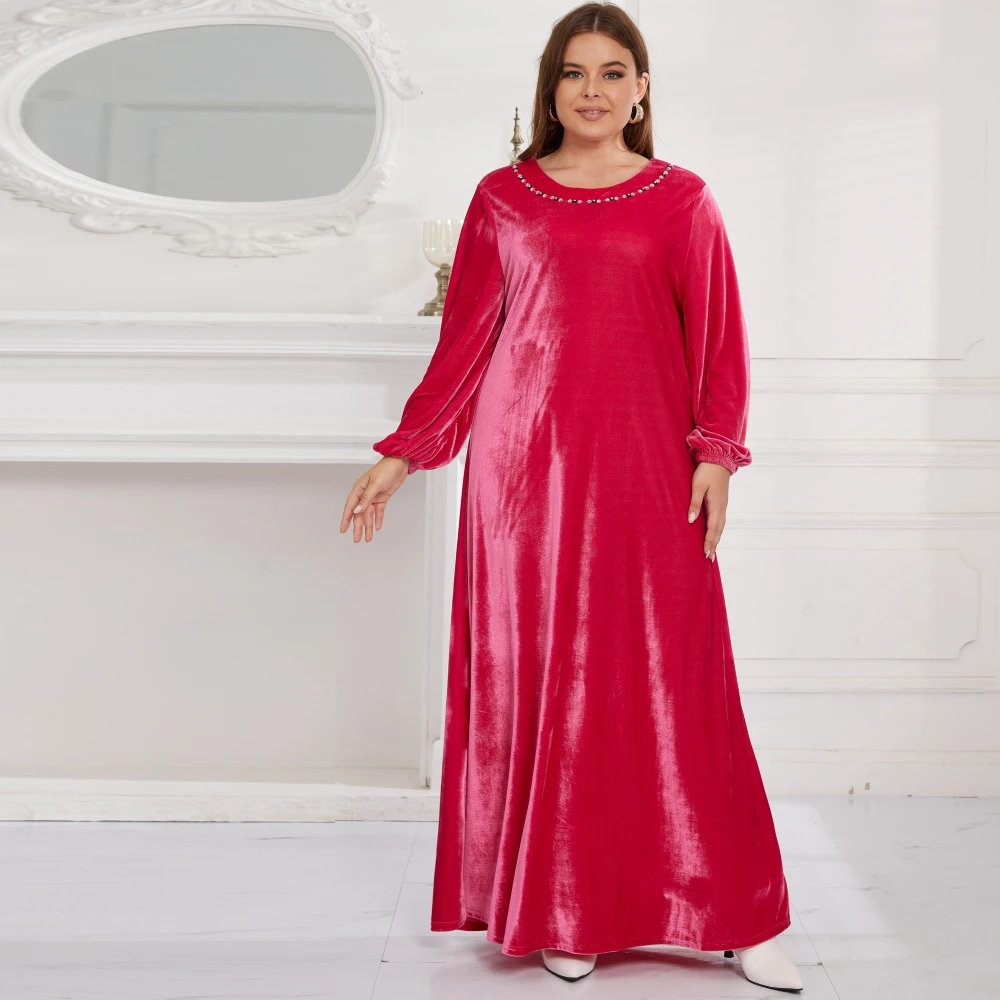 

Ramadan Kaftan Dubai Abaya Turkey Muslim Women Hijab Dress Islam Caftan Marocain Dresses Vestidos Eid Mubarak Robe Femme Abayas