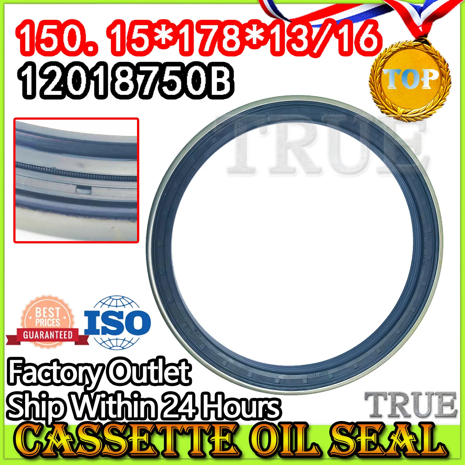 

Hub Oil Seal 150.15*178*13/16 For Tractor Cat 12018750 150.15X178X13/16 ISO 9001:2008 Shaft Motor Combined New Holland 12018750B