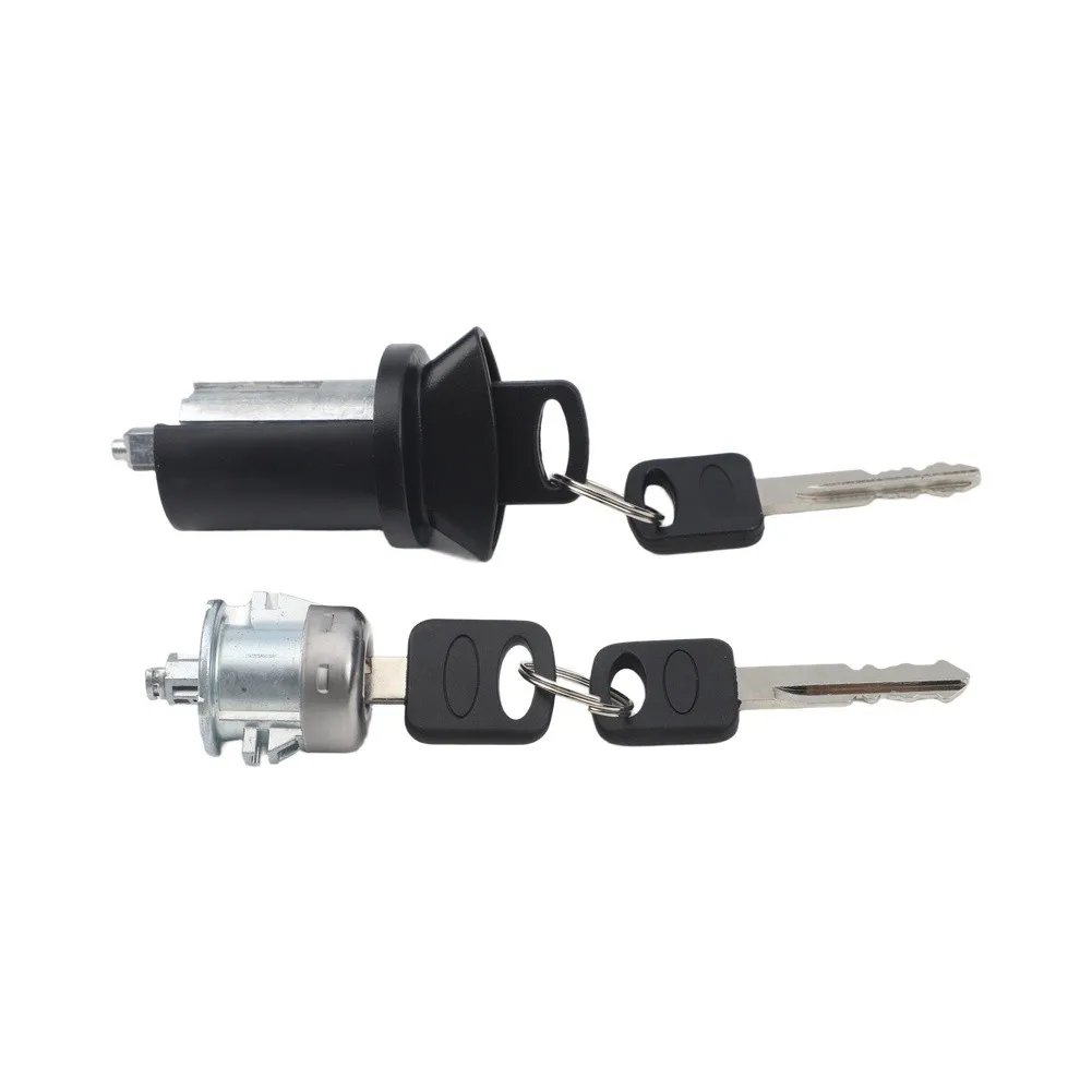 Iron Construction Door Lock Cylinder Includes Matching Keys Direct OEM Replacement Door Lock Cylinder For Ford Silver Black
