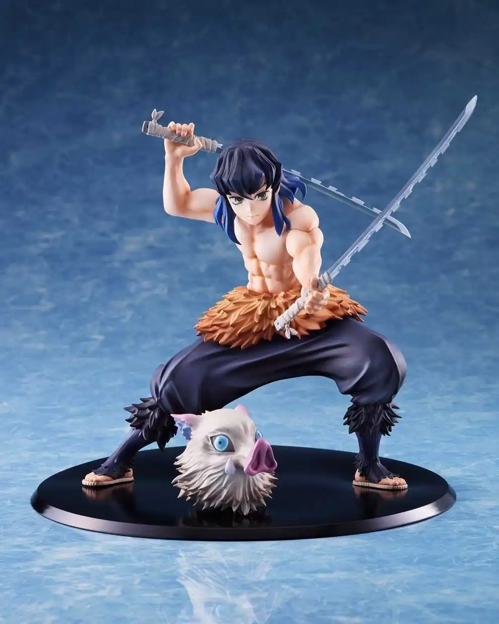 Bandai – figurine originale Demon Slayer, Hashibira Inosuke, modèle de jouets pour garçons, cadeaux, boîte originale, figurine d'action