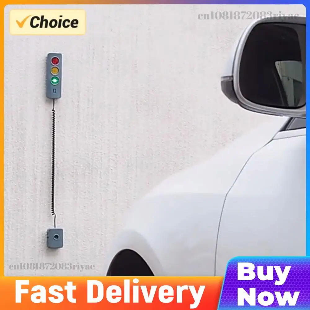 Car Guide Sensor Anti Collision LED Traffic Light with Three Colors Light Parking Warning Alarm Adjustable Battery Operated