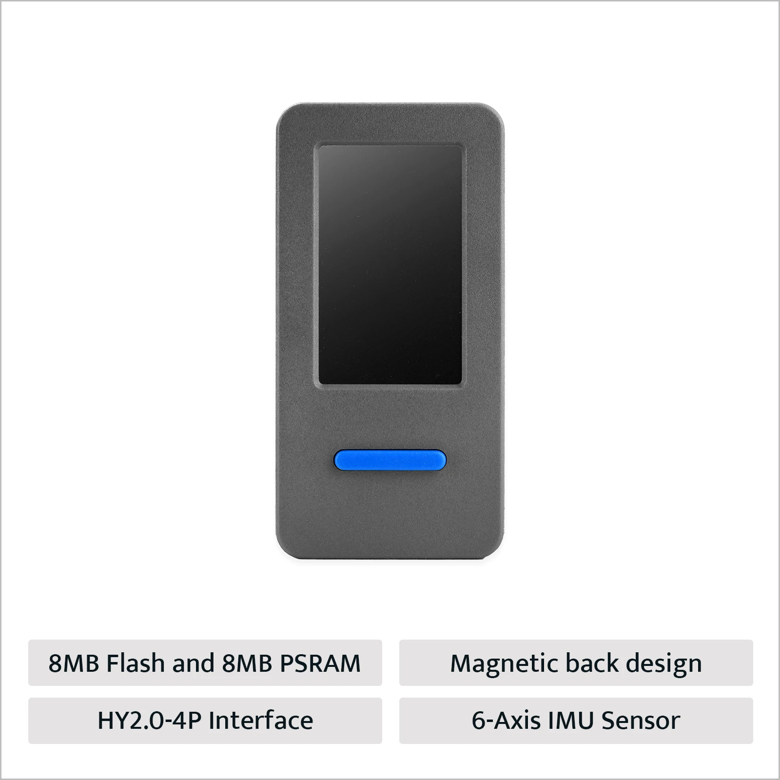 M5Stack Official StickS3 ESP32-S3 AI Voice Assistant IoT Controller 1.14 Inch LCD 6-Axis IMU Mic Speaker IR 250mAh Battery