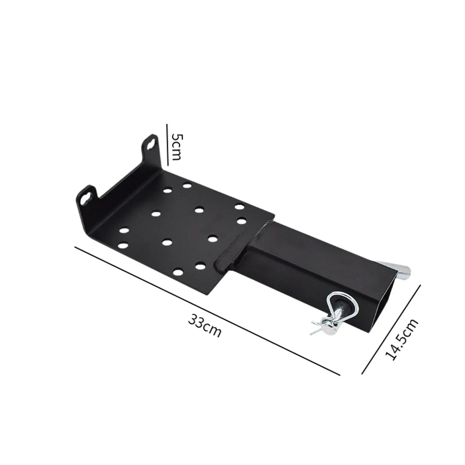 Placa de montaje de cabrestante de enganche de remolque genérica, soporte de montaje de cabrestante, receptor de 2 pulgadas, montaje de cabrestante Universal para ATV UTV