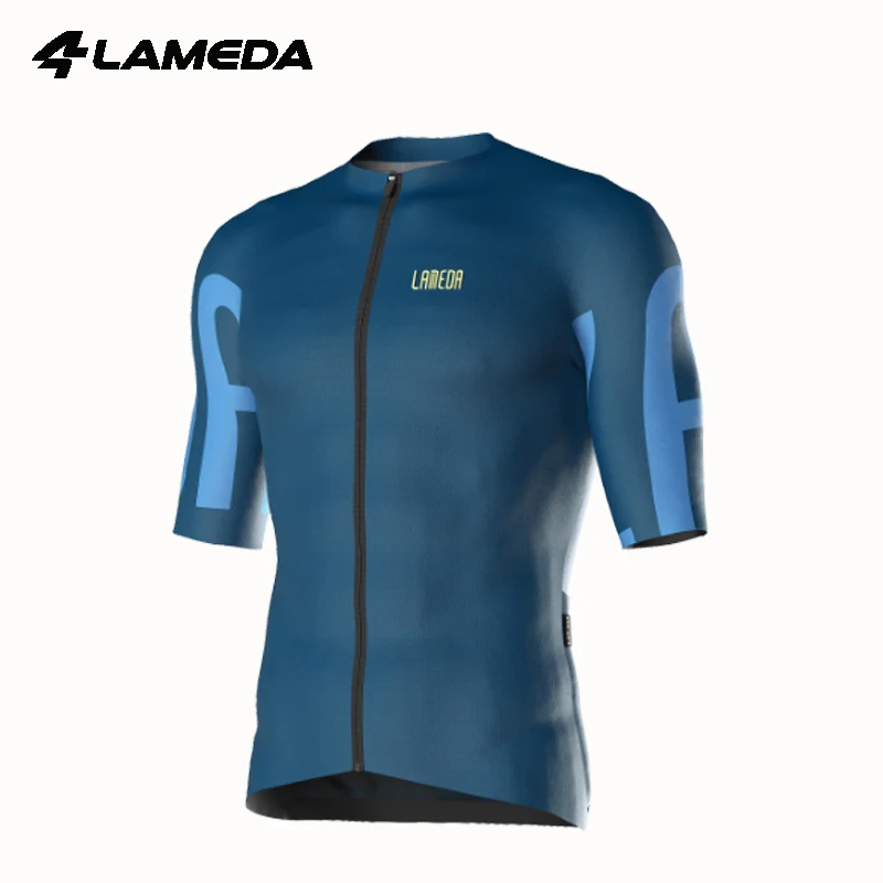 LAMEDA Professional Men's Cycling Clothing Short-sleeved Clothing Breathable Quick-drying Cycling Clothing MTB Cycling Shirt