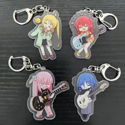 BOCCHI THE ROCK! Anime Figure Gotoh Hitori Ijichi Nijika Yamada Ryo Cute Acrylic Keychains Toy Pendant Decor Fans Birthday Gift