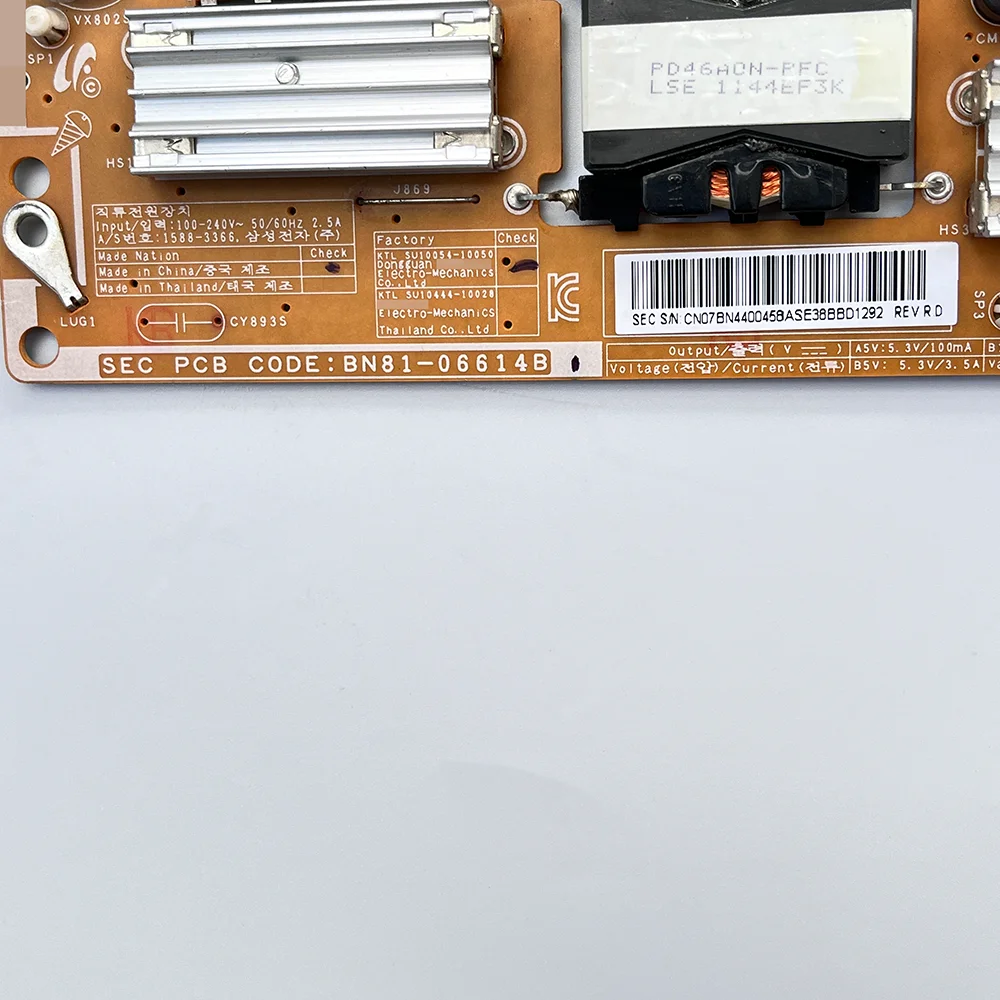 BN44-00458A 전원 공급 장치 보드, LED, UN32D6500VFXZA, UN46D6000SRXAA, UE46D6100SK, UN46D6000S, UE32D5500RW, UE32D5500, PD46A1D_BSM