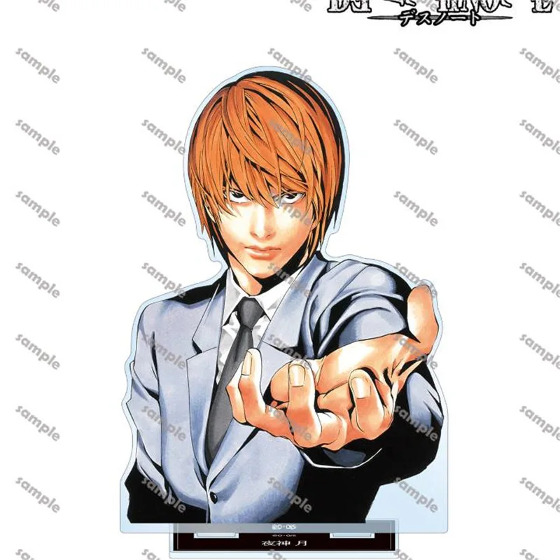 Japan DEATH NOTE Anime Figures Yagami Light L MisaMisa Cosplay Acrylic Stands Model Keychain Desk Decor Gifts Fans Collection
