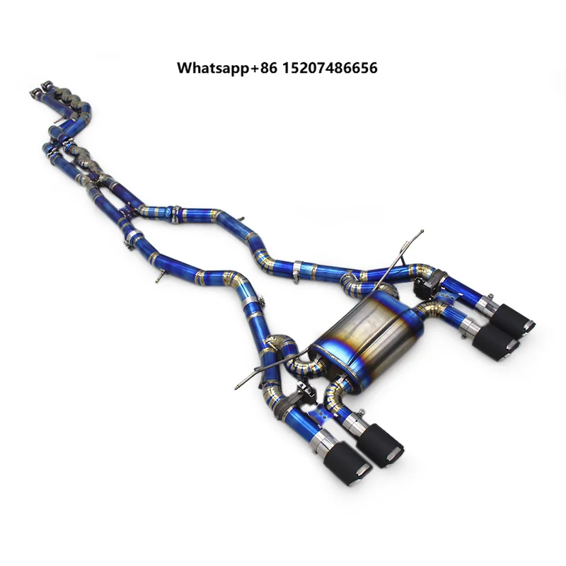 Factory Titanium Equal Length Valved Sport Exhaust System for  M3/M4 F80/F82 S55 3.0T 2014-2018 Exhaust Muffler