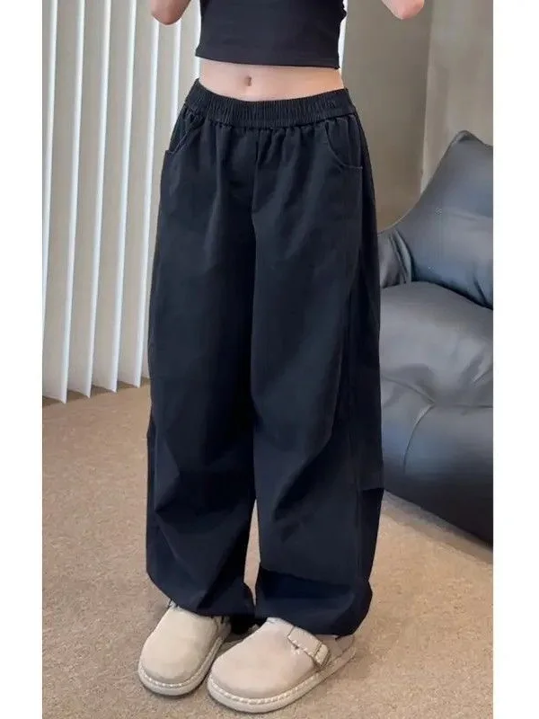 

American Sle Loose Men's Workwear Pants Casual Straight Leg Nine Points Trendy Brand Men's Leisure Long Trousers