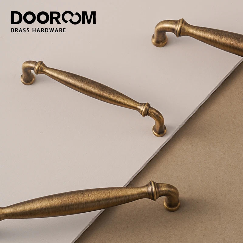 Dooroom-Poignée de main en laiton de haute qualité, meubles pour la maison, armoire, commode, planche de Chi, accessoires de cuisine, poignées