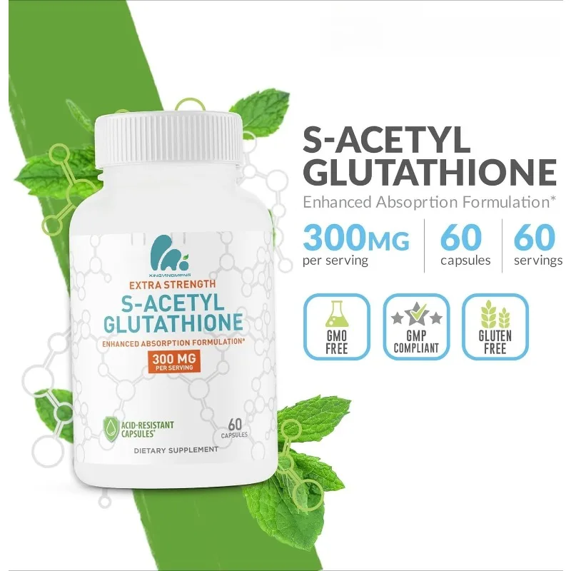 

300mg S-Acetyl Glutathione Supplement-60 Vegetarian Capsules