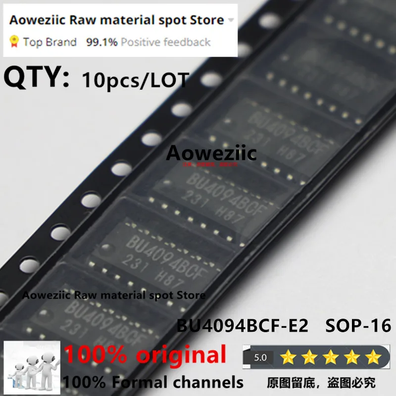 Aoweziic 100% New Imported Original BU4094BCFV-E2 BU4094BCFV 4094C TSSOP-16 BU4094BCF-E2 BU4094BCF  SOP-16 Shift Register Chip