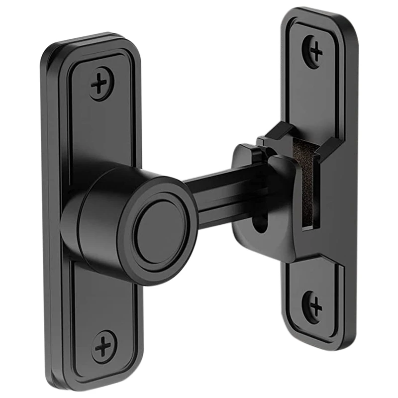 

Heavy Duty Gate Latches 90 Degree Right Angle Barn Door Lock Anti-Theft Sliding Door Lock Latch For Garden